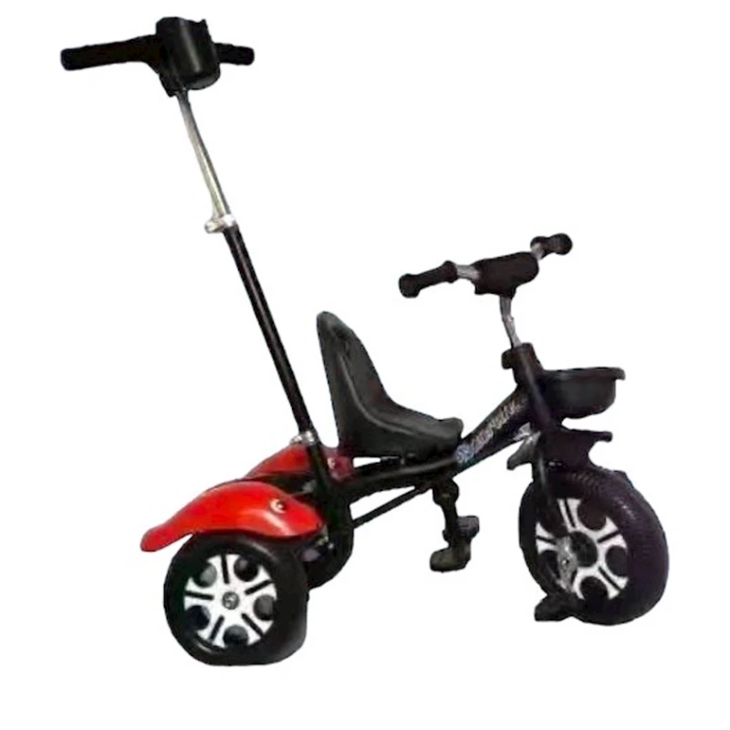 Uşaq velosipedi 007 qara/qırmızı