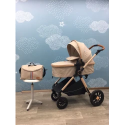 Детская коляска Kidilo H2D-BEJ, бежевая Детская коляска Kidilo H2D-BEJ, бежевая