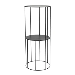 Подставка для растений JYSK Pelle 25x60 см, металл, черный Подставка для растений JYSK Pelle 25x60 см, металл, черный