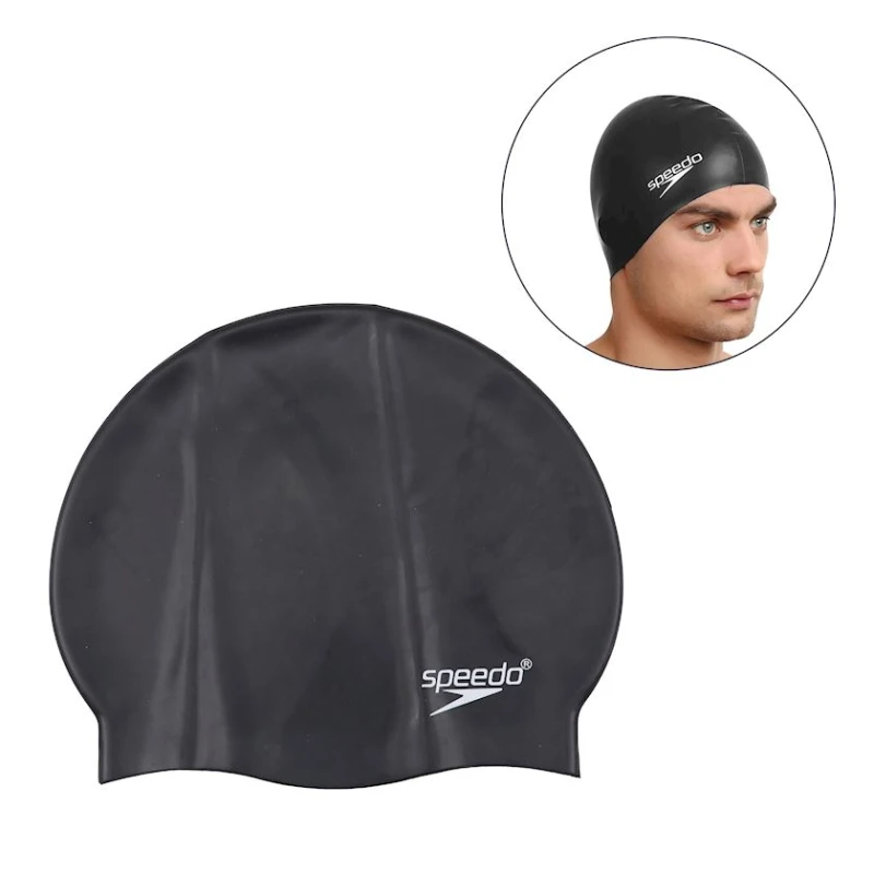 Üzgüçülük papağı Speedo, silikon, qara, ölçü Standart