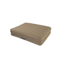 Şişmə çarpayı Intex Downy Rising Comfort 2 in 1, 66754, 203x152x46 sm, qəhvəyi