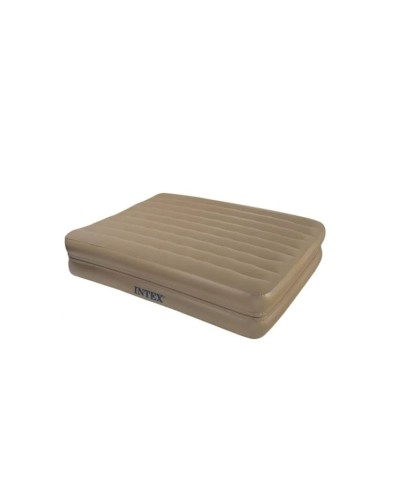 Şişmə çarpayı Intex Downy Rising Comfort 2 in 1, 66754, 203x152x46 sm, qəhvəyi