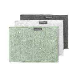 Набор тряпок Brabantia 215827, 3 шт, 18x23x0.7 см, микрофибра, разноцветный Набор тряпок Brabantia 215827, 3 шт, 18x23x0.7 см, микрофибра, разноцветный