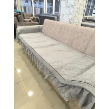 Çexol divan üçün MiraNova LQ-089, məxmər, boz