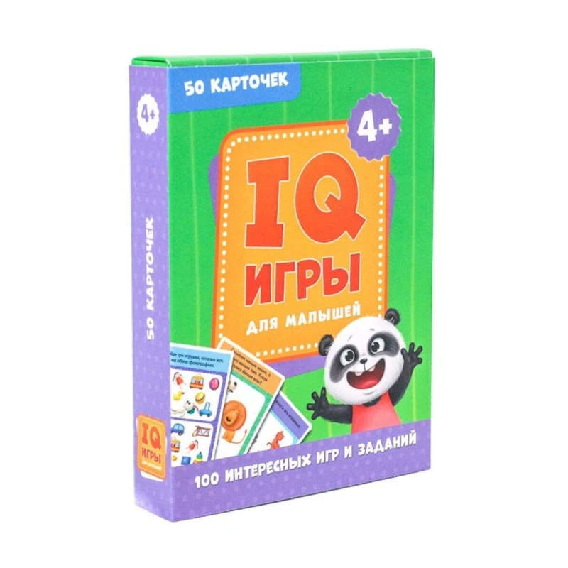 Развивающий набор Проф-Пресс IQ-Игры для малышей, с 4 лет, картон, разноцветный Развивающий набор Проф-Пресс IQ-Игры для малышей, с 4 лет, картон, разноцветный