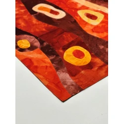 Килим ручного производства Natural halı ELX11, 154x200 см, хлопок, коричневый