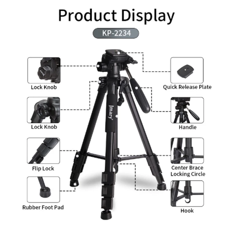 Tripod Jmary KP-2234 black