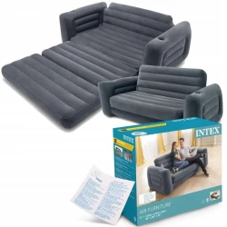 Надувное кресло-трансформер Intex 66552, 203x224x66 см Надувное кресло-трансформер Intex 66552, 203x224x66 см
