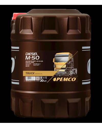 Mineral motor yağı Pemco Diesel M-50 SHPD, 20 L
