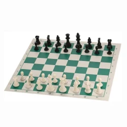 Шахматы, пластик, 50x50, белый-черный