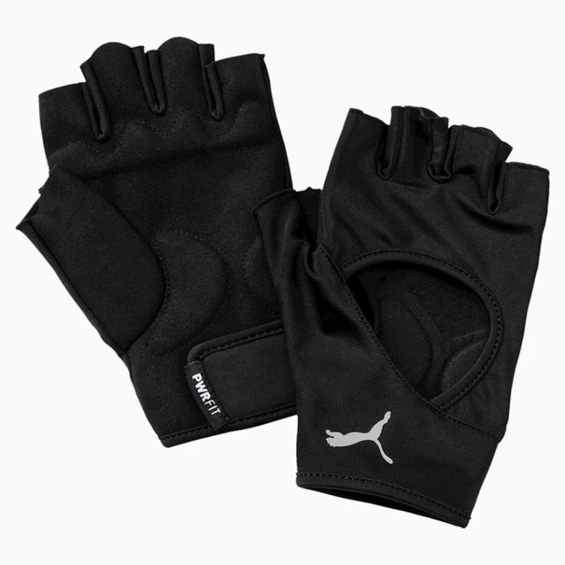 Məşq üçün əlcəklər Essential Training Gloves 04146501, Kişi üçün, Yapışqanlı kəmər, Neylon/Polyester Qara, Ölçü L