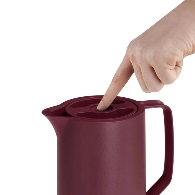 Термос Tefal Motiva, пластик, бордовый, 1 л Термос Tefal Motiva, пластик, бордовый, 1 л