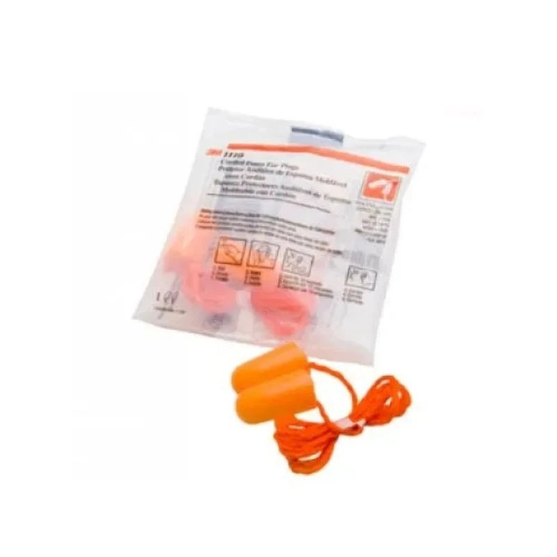 Беруши со шнуром 3M 1110, оранжевые Беруши со шнуром 3M 1110, оранжевые