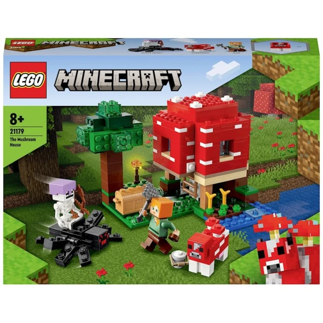 Конструктор LEGO Minecraft Mushroom house 21179, 8+ лет, 272 элементов