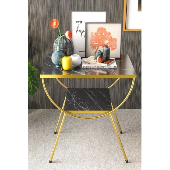 Журнальный стол Zigon Sehpa GK-02, металл, черный, 55х34х34 см Журнальный стол Zigon Sehpa GK-02, металл, черный, 55х34х34 см