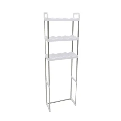 Полка над унитазом, серебристая Полка над унитазом, серебристая