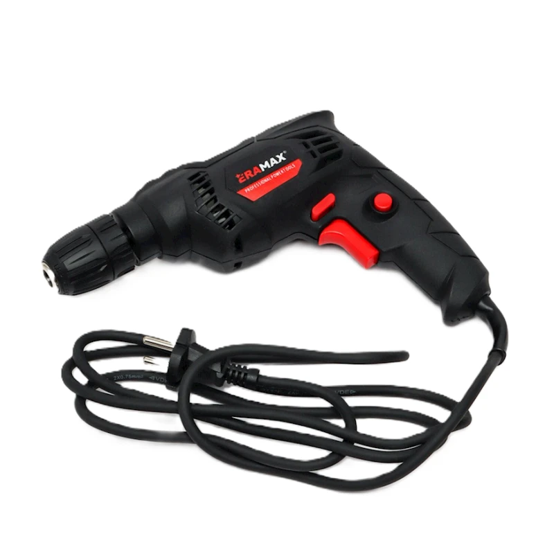 Дрель электрическая EraMax ER 1200, 400 Вт, Black Дрель электрическая EraMax ER 1200, 400 Вт, Black