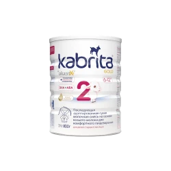 Сухая молочная смесь Kabrita 2 Gold адаптированная на основе козьего молока, от 6 месяцев, 800 г (8716677007328).