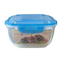 Контейнер Stars Plastik, 2.4 л, прозрачный/синий