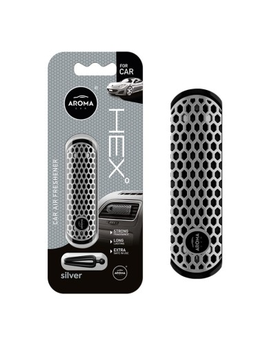 Avtomobil üçün ətirləndirici Aroma Car HEX Silver, polimer - 83576