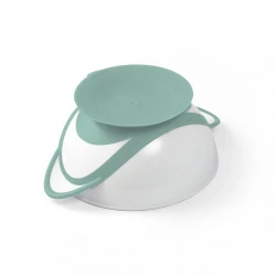 Миска на присоске Babyono, пластик BPA Free, бирюзовый Миска на присоске Babyono, пластик BPA Free, бирюзовый