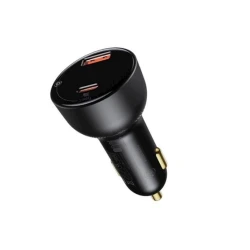 Автомобильное зарядное устройство Baseus Superme Digital Display PPS Dual Quick Charger Car Charger Black Автомобильное зарядное устройство Baseus Superme Digital Display PPS Dual Quick Charger Car Charger Black