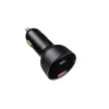 Автомобильное зарядное устройство Baseus Superme Digital Display PPS Dual Quick Charger Car Charger Black