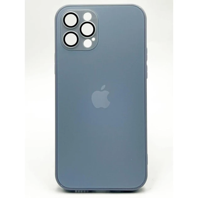 Чехол Glass для Apple iPhone 12 Pro Sierra Blue