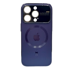 Чехол Auto Focus Slim Magsafe PC для Apple iPhone 14 Pro Max Deep Purple
