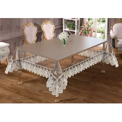 Скатерть Sahara SHA-0000308, 160x260 см, прозрачная