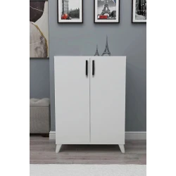 Тумба для обуви Cere ev_12115504, ЛДСП, белая, 88x72x32 см Тумба для обуви Cere ev_12115504, ЛДСП, белая, 88x72x32 см