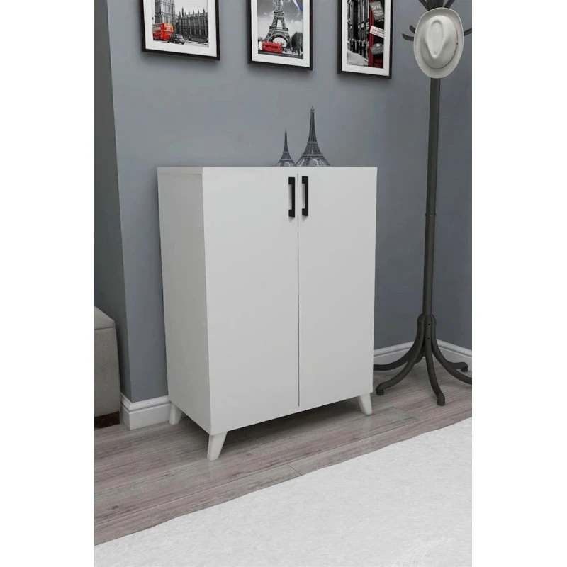 Тумба для обуви Cere ev_12115504, ЛДСП, белая, 88x72x32 см Тумба для обуви Cere ev_12115504, ЛДСП, белая, 88x72x32 см