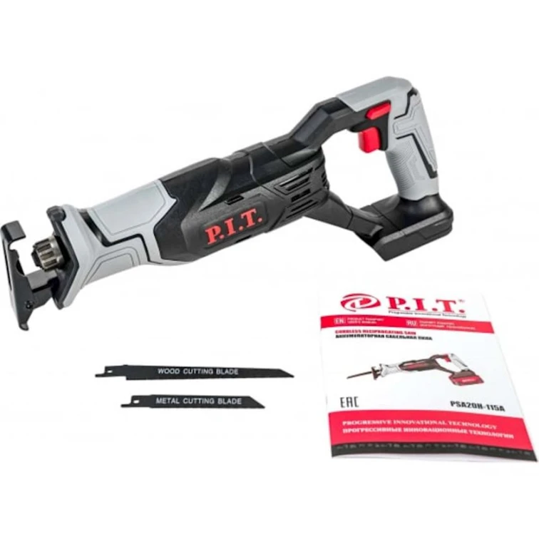Сабельная пила P.I.T. PSA20H-115A/1, серый/черный, 1.8 кг