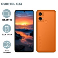 Smartfon Oukitel C33 8GB/256GB Orange (6931940722490)