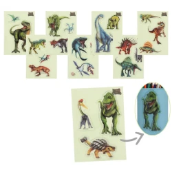 Стикеры Motto Dino World Glibbies, 8 шт Стикеры Motto Dino World Glibbies, 8 шт