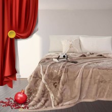 Örtük Narlı 000857, 200x230 sm, ikinəfərlik, qəhvəyi