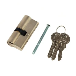 Цилиндровый механизм Kale 164 GNC, 3 ключа, хром