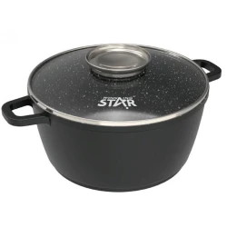 Набор кастрюль Winning Star ST-5209, черный, 4 предмета Набор кастрюль Winning Star ST-5209, черный, 4 предмета