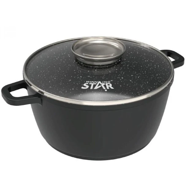 Qazan dəsti Winning Star ST-5209, qara, 4 parça Qazan dəsti Winning Star ST-5209, qara, 4 parça