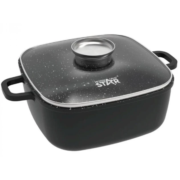 Qazan dəsti Winning Star ST-5209, qara, 4 parça Qazan dəsti Winning Star ST-5209, qara, 4 parça