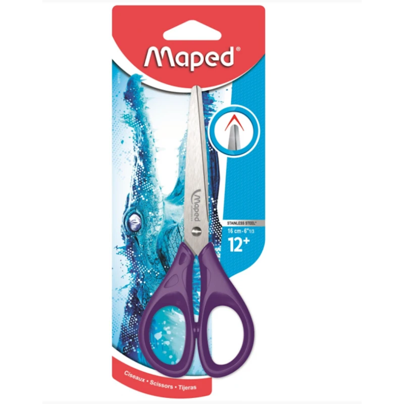 Детские ножницы Maped Pulse, 16 см, товар в ассортименте Детские ножницы Maped Pulse, 16 см, товар в ассортименте