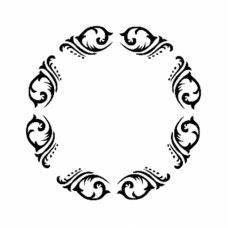 Трафарет Cadence Round Stencil YB Serie 21, 22x22 см