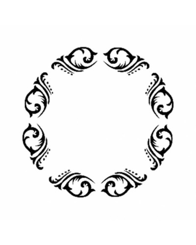 Трафарет Cadence Round Stencil YB Serie 21, 22x22 см