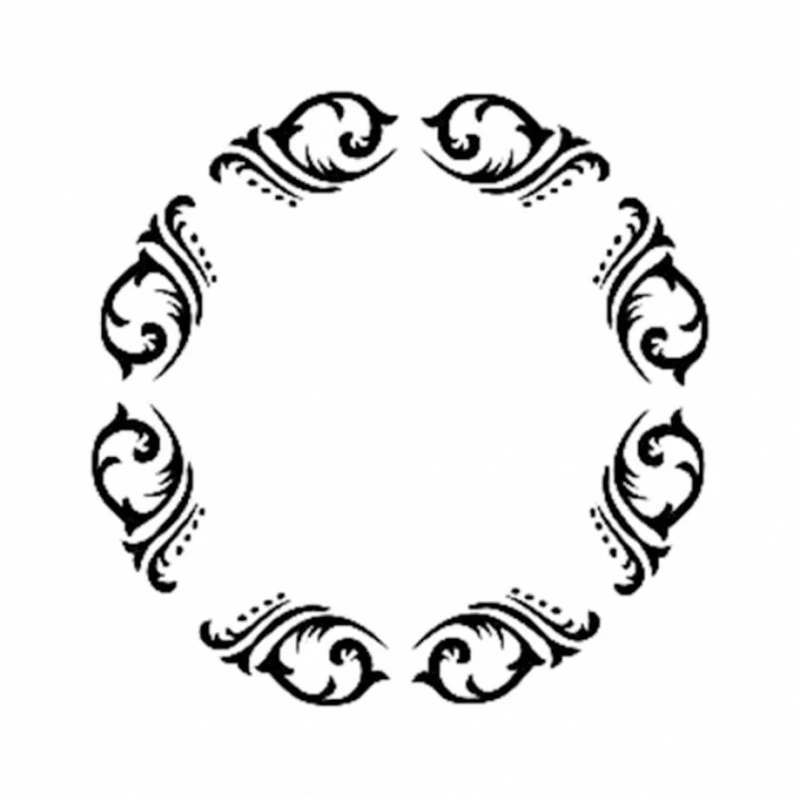 Трафарет Cadence Round Stencil YB Serie 21, 22x22 см