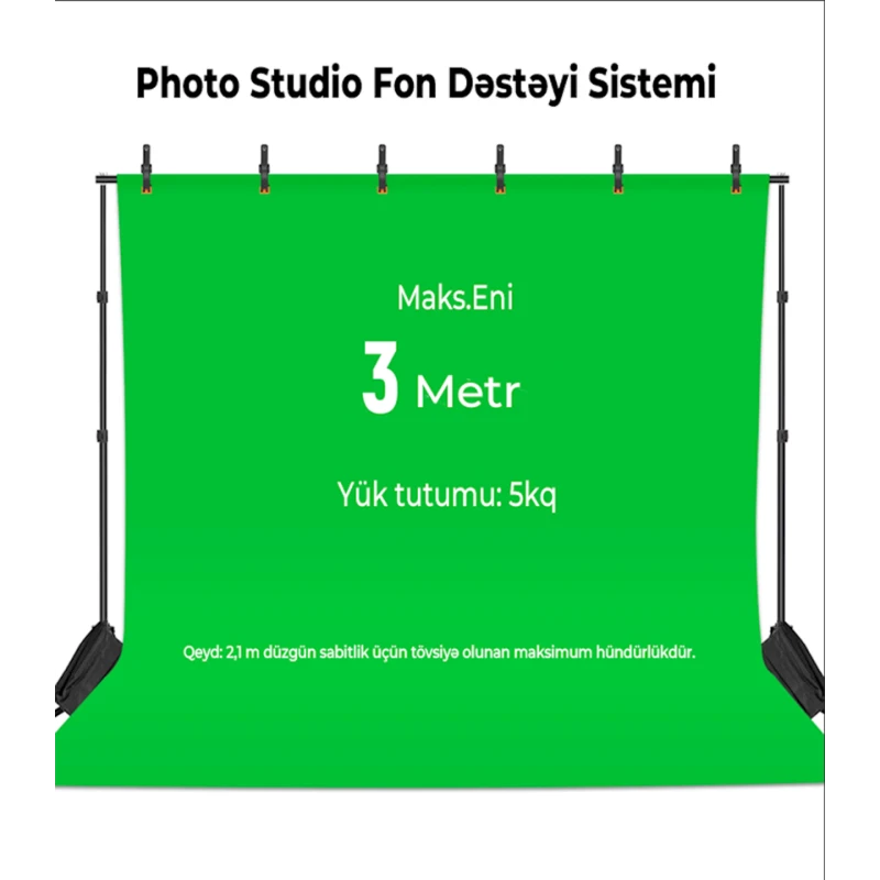 Система для установки фонов Neewer 2x3 м Система для установки фонов Neewer 2x3 м