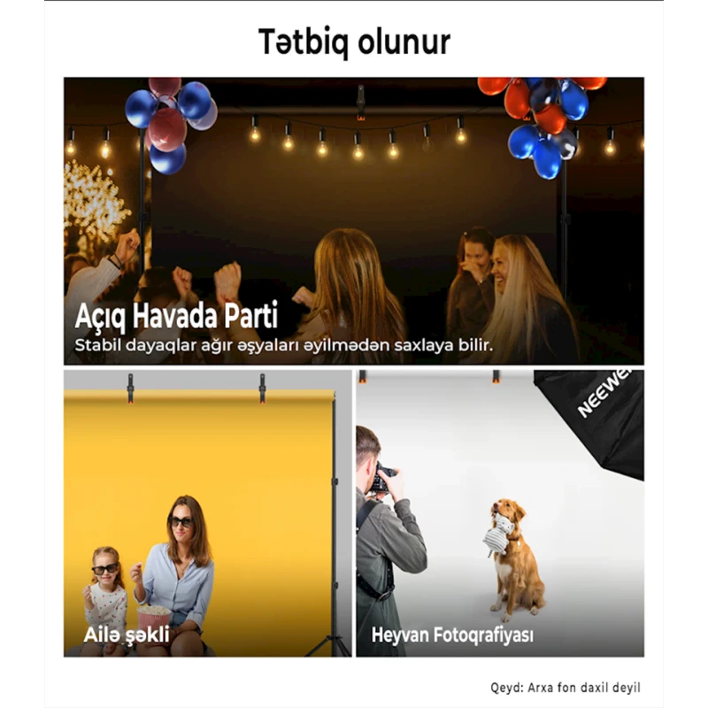 Система для установки фонов Neewer 2x3 м Система для установки фонов Neewer 2x3 м