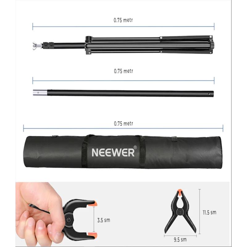 Система для установки фонов Neewer 2x3 м Система для установки фонов Neewer 2x3 м