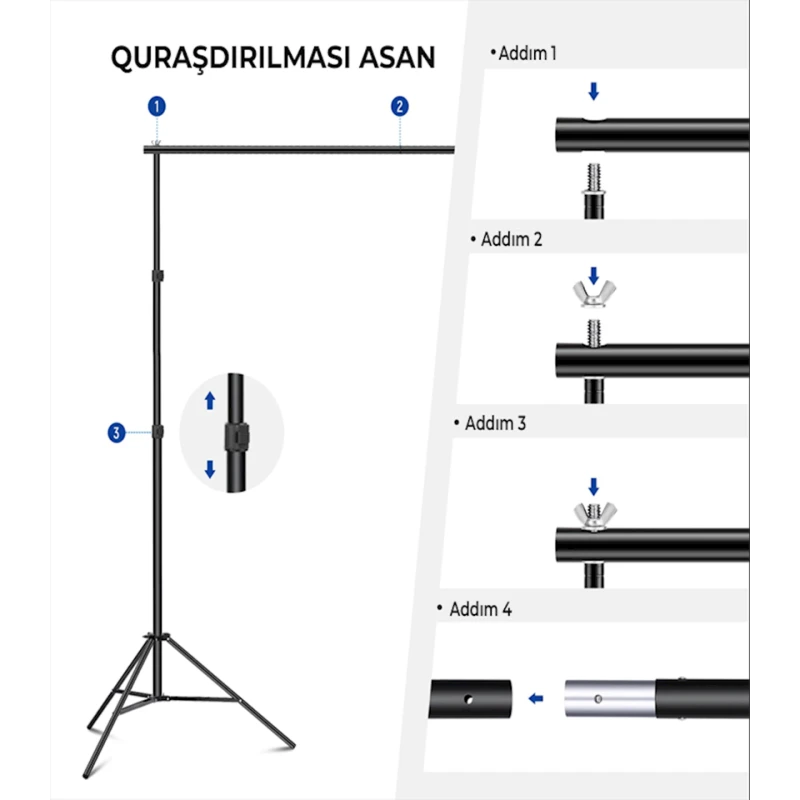 Система для установки фонов Neewer 2x3 м Система для установки фонов Neewer 2x3 м