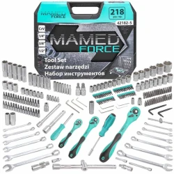 Набор инструментов Mamedforce MF-42182-5, 218 предметов, 1/4