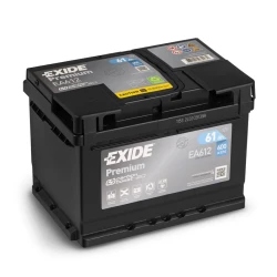 Автомобильный аккумулятор Exide 61Ah 600A Premium EA612 R